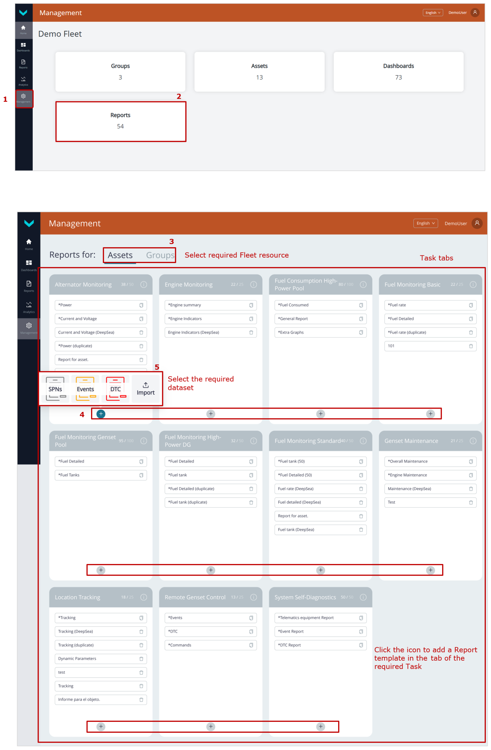 Example of creating a Report template_preliminary operations Example of creating a Report template_preliminary operations