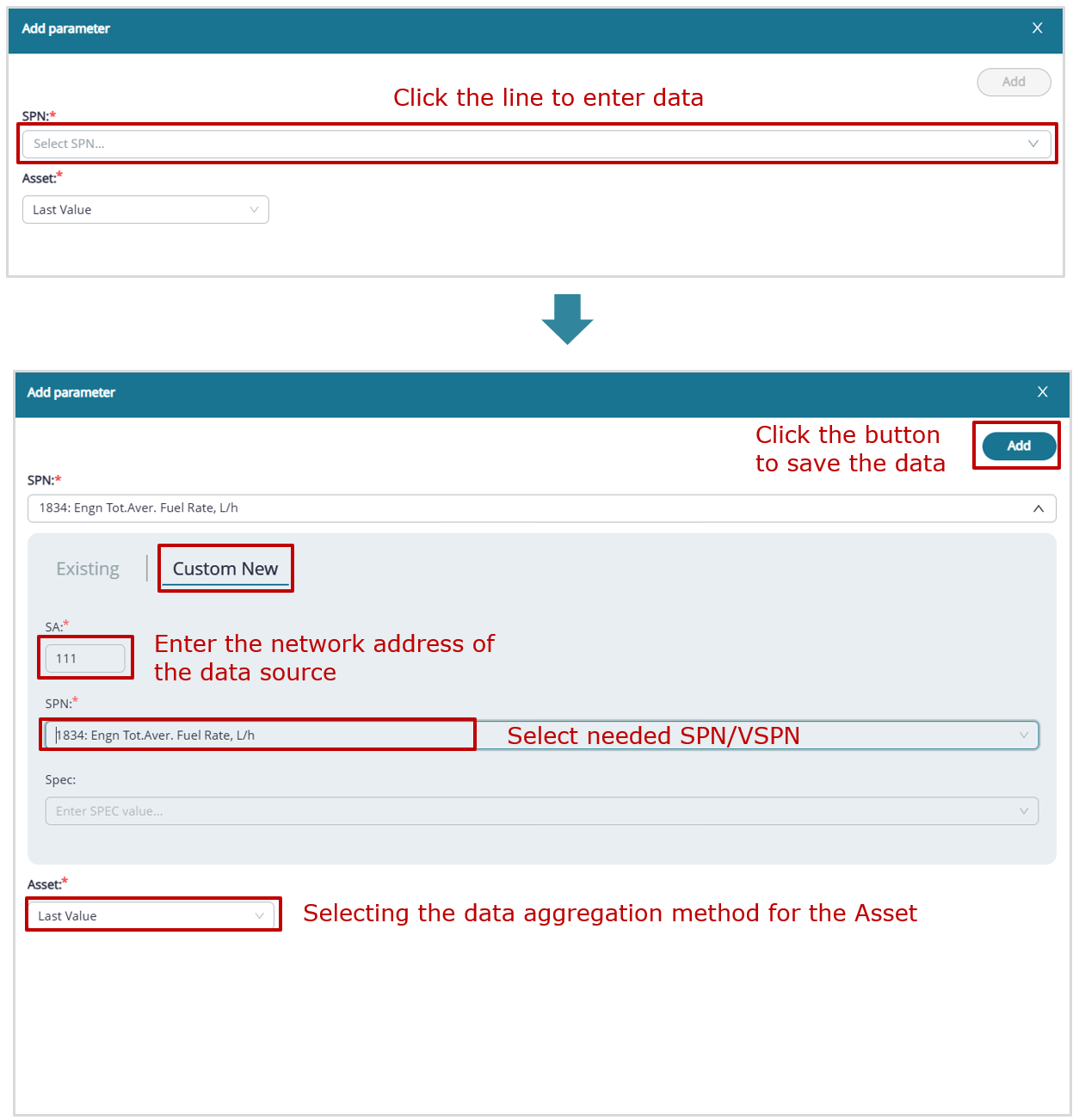 Example of creating a Report template_creating a Report template for a single Asset_example of adding a custom Key to a widget Example of creating a Report template_creating a Report template for a single Asset_example of adding a custom Key to a widget