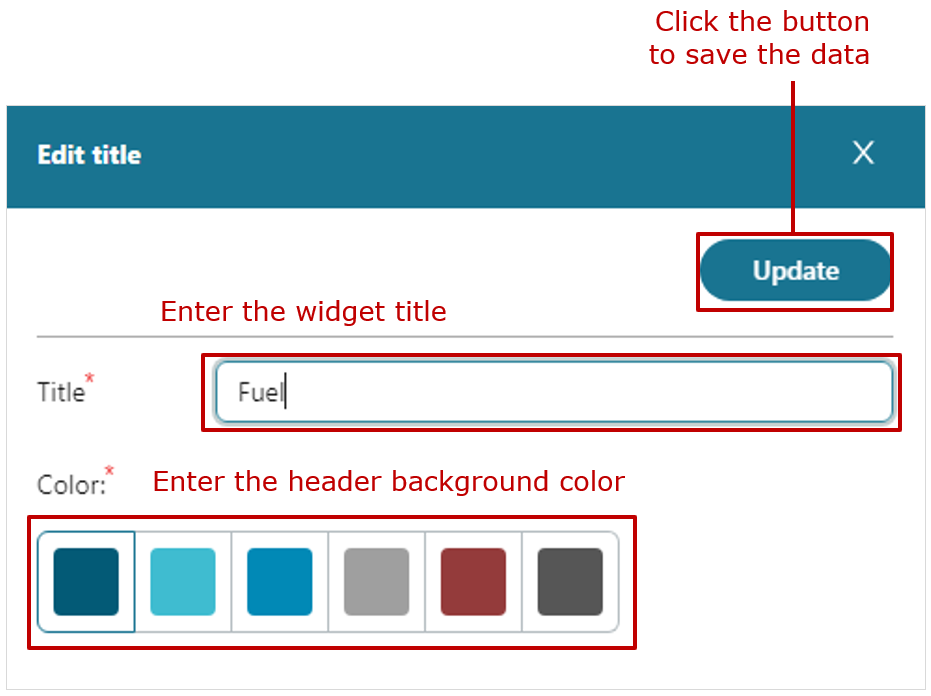 Example of creating a Report template_creating a Report template for a single Asset_example of widget settings for header formatting Example of creating a Report template_creating a Report template for a single Asset_example of widget settings for header formatting
