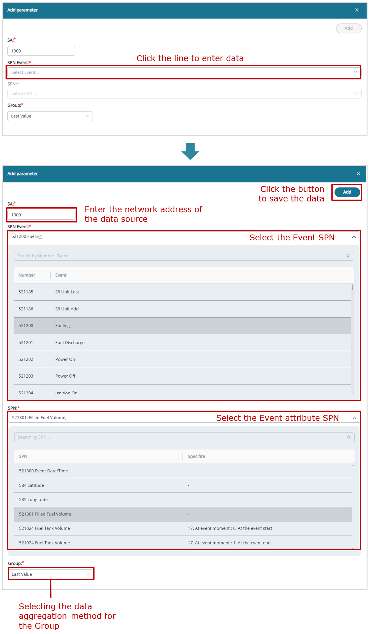 Example of creating a Report template_creating a Report template for a Group_example of adding data to a registered Events list widget Example of creating a Report template_creating a Report template for a Group_example of adding data to a registered Events list widget