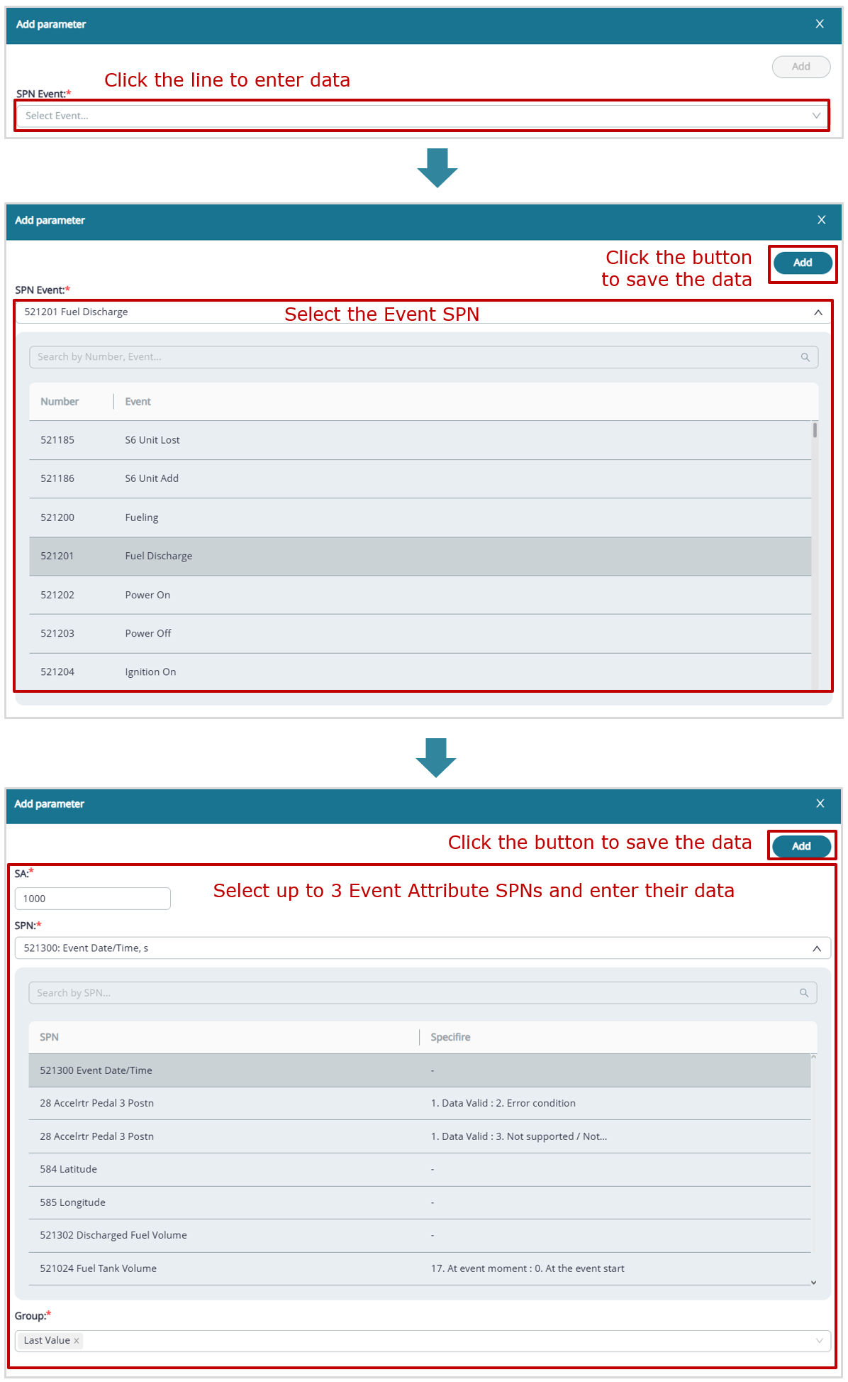Example of creating a Report template_creating a Report template for a Group_example of adding data to a registered Event widget Example of creating a Report template_creating a Report template for a Group_example of adding data to a registered Event widget